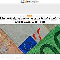 El importe de las operaciones en Espaa cay un 11% en 2022, segn TTR